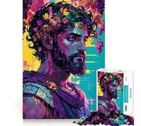 Vineyard King︰ Dionysus Transcendent Puzzles Adultes 1000 Pièces Développe la mémoire Amusant Découpe de Haute précision Facile à Apprendre Plaisir en Famille (50x75cm)