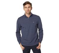 vineyard vines Saltwater Quarter-Zip Pullover Sweater Pull-Over, Deep Bay, L Homme