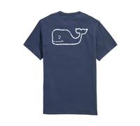 Vineyard Vines T- Shirt Vintage à Manches Courtes avec Poche Baleine, Blazer Bleu, M Homme