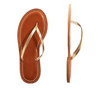 vineyard vines Tongs à bretelles fines, doré, 40.5 EU