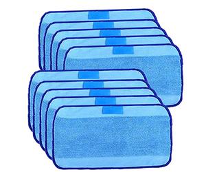 VINFANY Lot de 10 chiffons de nettoyage humides en microfibre compatibles avec irobot Braava 321 380 320 380 t Menthe 5200c 5200 4200 4200 4205