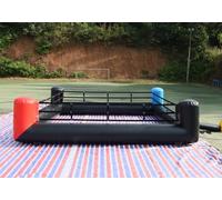 Vinfgoes Anneau de boxe gonflable interactif pour enfants et adultes (bleu + rouge, 40 x 5 x 11 m)