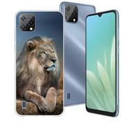 vingarshern Coque Compatible avec Blackview A55 Housse Cover Anti Choc Protection,Ultra Fine Bumper Case Étui Coque en Silicone Souple Back Couverture,Lion-01P