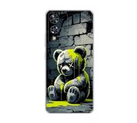 vingarshern Coque Compatible avec CUBOT A10,Housse en Silicone Transparent Souple Ultra Fine Légère,Antichoc et Antrayures avec Design Motivé - Ours Triste