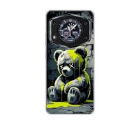 vingarshern Coque Compatible avec CUBOT A30,Housse en Silicone Transparent Souple Ultra Fine Légère,Antichoc et Antrayures avec Design Motivé - Ours Triste