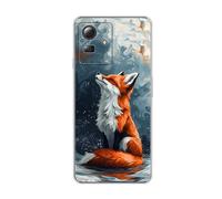 vingarshern Coque Compatible avec CUBOT Note 50,Housse en Silicone Transparent Souple Ultra Fine Légère,Antichoc et Antrayures avec Design Motivé - Renard