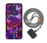vingarshern Coque Compatible avec Huawei Mate 10 Lite Antichoc Silicone Bumper Case Étui de Protection Housse Coque avec Motif,Souple Coque avec Cordon Detachable,Dream Catcher