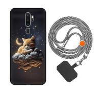 vingarshern Coque Compatible avec Oppo A9 2020 Antichoc Silicone,Étui de Protection Souple avec Motifs,Housse Protection avec Cordon Detachable,Motif*03