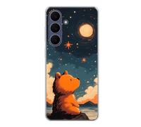 vingarshern Coque Compatible avec Samsung Galaxy S25 FE 5G,Housse en Silicone Transparent Souple Ultra Fine Légère,Antichoc et Antrayures avec Design Motivé - Petit Ours