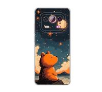 vingarshern Coque Compatible avec Ulefone Armor 25T Pro 5G,Housse en Silicone Transparent Souple Ultra Fine Légère,Antichoc et Antrayures avec Design Motivé - Petit Ours