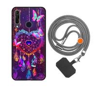 vingarshern Coque Compatible avec WIKO View 3 Pro Antichoc Silicone Bumper Case Étui de Protection Housse Coque avec Motif,Souple Coque avec Cordon Detachable,Dream Catcher