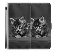 vingarshern Coque Cuir pour Sony Xperia 5 IV Étui à Rabat Couverture,Flip Cover Pochette Portefeuille Housse Sony Xperia 5 IV Coque Antichoc avec Silicone Bumper Case(YJS01P-03)