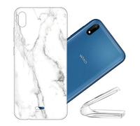 vingarshern Coque Wiko Y50 Cover Anti Choc Protection,Ultra Fine Bumper Case Couverture Housse Étui Wiko Y50 Coque en Silicone Souple(Marbre Motif 06)