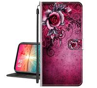 vingarshern Housse pour DOOGEE N50 Coque Antichoc Couverture,Flip Cover Pochette Portefeuille Case Doogee N50 Étui à Rabat avec Silicone Bumper Protection(YJS02P-01)