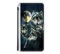 vingarshern Housse WIKO Power U20 Coque en Cuir PU Pochette,Portefeuille à Rabat Coque Wiko Power U20 Étui en Cuir avec TPU Silicone Antichoc Bumper Case(D01)
