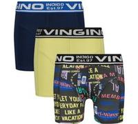 Vingino Boys B-so26 Color 3 Pack Boxer Dark Blue Taille: XL | Sous-vêtements Outlet | kids | Bleu