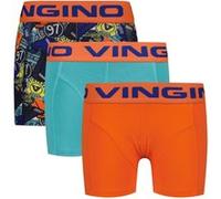 Vingino Boys Wo25 Badge 3-pack Underwear & Sleepwear Nasturtium Taille: XS | Sous-vêtements Outlet | kids