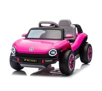 VINGLI Voiture Véhicule électrique Enfant Audi, 12 V de 25 W, 2 Portes avec Télécommande 2.4G, Convient aux Enfants à Partir de 3 Ans, Rose
