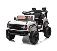 VINGLI Voiture Véhicule électrique Enfant Audi, 12 V de 25 W, 2 Portes avec Télécommande 2,4G, Convient aux Enfants à Partir de 3 Ans, Blanc