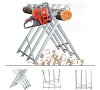VINGO chevalet de sciage bois de chauffage fendeur de bois 150KG bois scie à chaîne chevalet de sciage pour chevalet de sciage métallique chevalets de travail