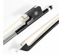 Vingobow archet violoncelle en fibre de carbone 3/4 taille 67 cm naturel crin de cheval blanc son chaud
