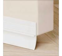 Vingspina 90cm Blanc Joint de Porte en Silicone, Boudin de Porte, Silicone Bande D'étanchéité Pas Besoin de Coller, Calfeutrer Bas de Porte, Door Seal