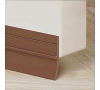 Vingspina 90cm Marron Joint de Porte en Silicone, Boudin de Porte, Silicone Bande D'étanchéité Pas Besoin de Coller, Calfeutrer Bas de Porte, Door Seal