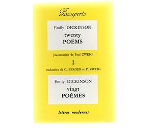 Vingt poèmes - Twenty poems - bilingue [Broché] Emily Dickinson - Paul Zweig - C. Berger