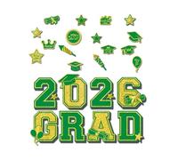 Vingt-six ans Décoration magnétique de voiture d'examen | Vingt-quatre pièces Décoration extérieure - Aimant pour le véhicule - Pour fête d'étudiant, intérieur automobile, réfrigérateur, porte de