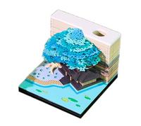 Vingt-Vingt-six Blossomy Oriented Weekly Planificateur En Trois Dimensions Éclate De Note D'art Fleurs Note Fleurs