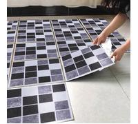 VINGVO autocollant pour carrelage étanche 18 pièces autocollants de transfert de carreaux de mosaïque salle de bains cuisine