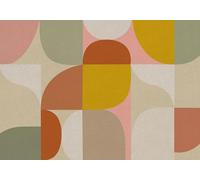 VINILIKO Design - Tapis Vinyle Clementina 70 x 100 cm - Antidérapant, imperméable, Lavable - Plusieurs Tailles - Tapis Vinyle pour Salon, Cuisine