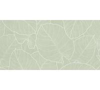 VINILIKO Design | Tapis vinyle feuilles vertes 50 x 100 cm - Intérieur et extérieur, antidérapant, imperméable, lavable - Plusieurs tailles - Vinyle pour salon, terrasse