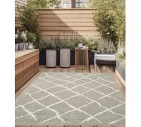 VINILIKO Design | Tapis Vinyle uni imprimé - Zoraida Gris 100 x 160 cm - Intérieur et extérieur, antidérapant, imperméable, Lavable - Boho Vintage - Plusieurs Tailles - Tapis Vinyle pour Salon