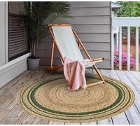 VINILIKO Tapis en Vinyle Haute résistance et sans phtalates de 2,8 mm, Vert, diamètre 150 mm