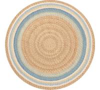 VINILIKO, Tapis en Vinyle Lignes Bleues [Diam] 100 cm
