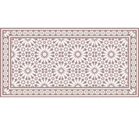 VINILIKO Tapis en Vinyle, Terre Cuite, 50 x 100 cm