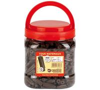 Vinmer 133163 Pot en Plastique de 450 Chevilles crampon 4/7