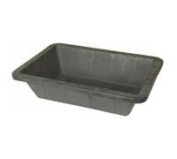 Sodise Bac de maçonnerie Flexogom 360009 – 25 L, 600 x 400 mm, plastique et caoutchouc