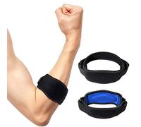 Vinmooog 2 pièces coudiere attelle coude Conçu pour les joueurs de tennis et les golfeurs, avec un coussin de compression confortable en EVA pour soulager la douleur du tennis elbow.