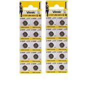 VINNIC 20 Piles Ag10 LR54 LR1130 SR1130 W 389 G10