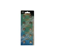 Vinnic Lot de 10 piles bouton AG13/LR44/GPA76/L1154/RW82