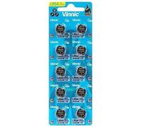 Vinnic Pile LR1131 AG10 1,5 V alcaline Pack de 10