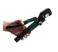 vinnyooc Pince à sertir hydraulique, pince à sertir manuelle, 4 à 70 mm², cosses de câble, pince à sertir avec moules perforés, pour tubes en aluminium, tuyaux en plastique, tuyaux PEX