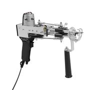 vinnyooc Pistolet à tufting électrique pour tapis - Pour fabrication de tapis - Pour tissage et restauration de tapis - Noir