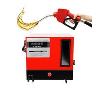 vinnyooc Pompe à Gasoil 230V 550W, Pompe d'aspiration de Fioul, Pompe à Carburant 60L/min avec Pistolet Auto Filtre pour Excavatrices Bulldozers Camions