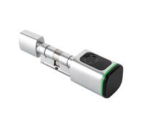 vinnyooc Serrure Connectée 4 méthodes de déverrouillage de la porte empreinte digitale, application, carte lé manuelle serrure à cylindre 60 mm (35/45)