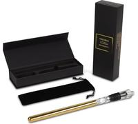 VINO RICO - The Gold Edition - Luxe Wine Cooler Stick - Refroidisseur de vin 3 en 1 - Refroidisseur de bouteille de vin - Barre de refroidisseur de vin - Verseur à vin - Refroidisseur de vin - Acier