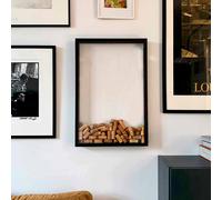 Vinobarto Mémoire du liège - pin teinté noir - avec plaque arrière