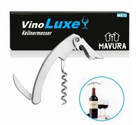 VinoLuxe Couteau de sommelier en acier inoxydable Couvert de sommelier Tire-bouchon